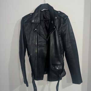 Classic Black Leather Jacket